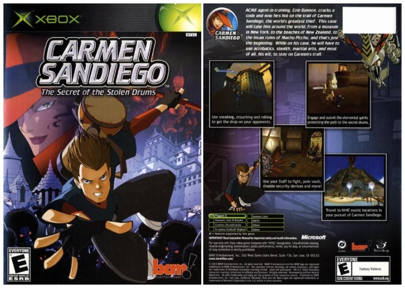 Carmen Sandiego The Secret Of The Stolen Drums ROM - GameCube